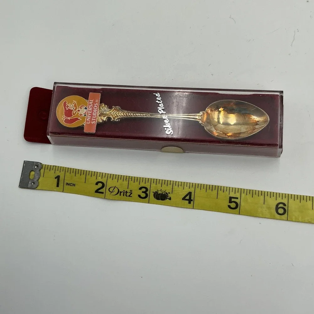 Vintage Universal Studios Winnie Woodpecker Silver Plated Souvenir Spoon Case